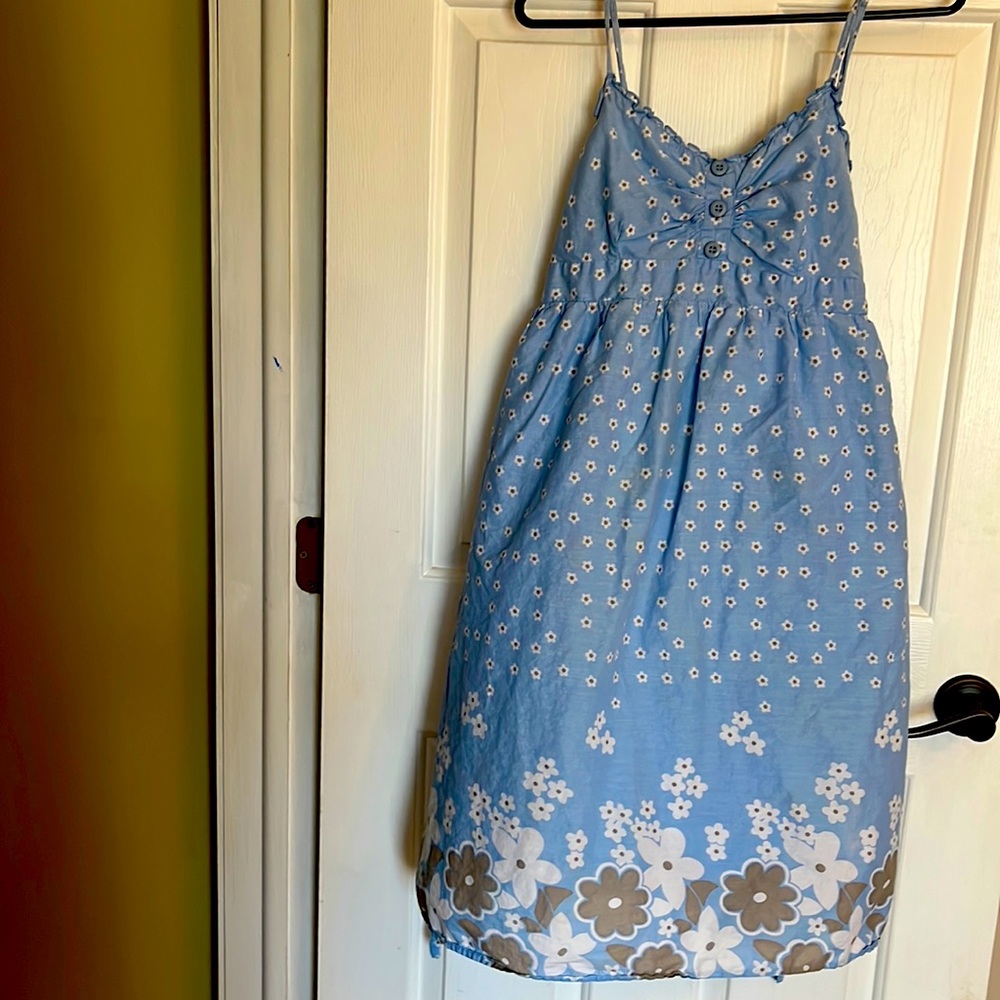 Blue floral no boundaries xs dress